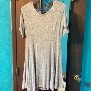 Short sleeve sweater dress